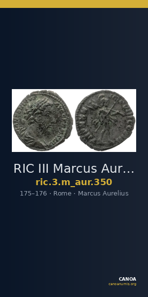 RIC III Marcus Aurelius 350 — CANOA