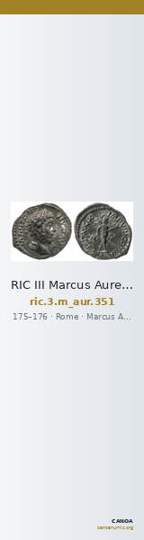 RIC III Marcus Aurelius 351 — CANOA