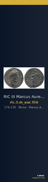 RIC III Marcus Aurelius 356 — CANOA