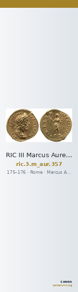 RIC III Marcus Aurelius 357 — CANOA