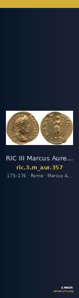 RIC III Marcus Aurelius 357 — CANOA