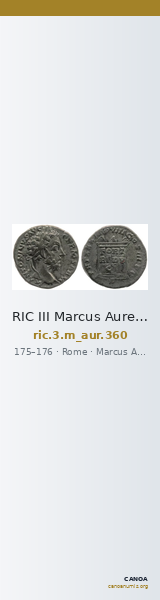 RIC III Marcus Aurelius 360 — CANOA