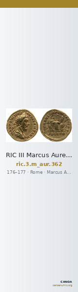 RIC III Marcus Aurelius 362 — CANOA