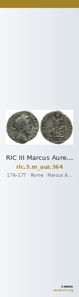 RIC III Marcus Aurelius 364 — CANOA