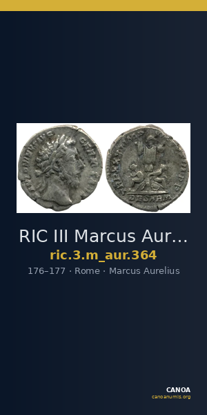 RIC III Marcus Aurelius 364 — CANOA