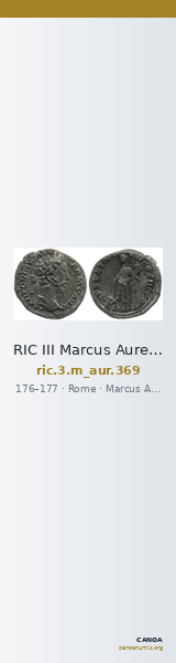 RIC III Marcus Aurelius 369 — CANOA