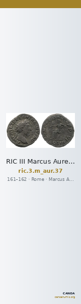 RIC III Marcus Aurelius 37 — CANOA