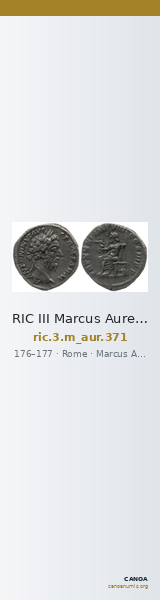 RIC III Marcus Aurelius 371 — CANOA