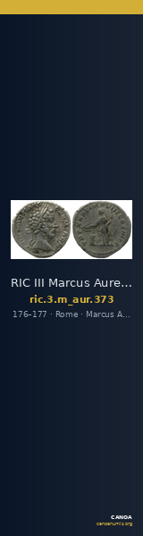 RIC III Marcus Aurelius 373 — CANOA