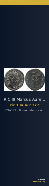 RIC III Marcus Aurelius 377 — CANOA