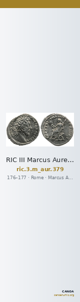 RIC III Marcus Aurelius 379 — CANOA