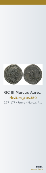 RIC III Marcus Aurelius 380 — CANOA