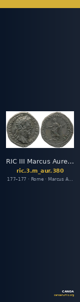 RIC III Marcus Aurelius 380 — CANOA