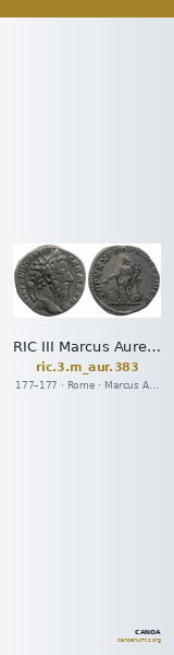 RIC III Marcus Aurelius 383 — CANOA