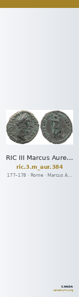 RIC III Marcus Aurelius 384 — CANOA
