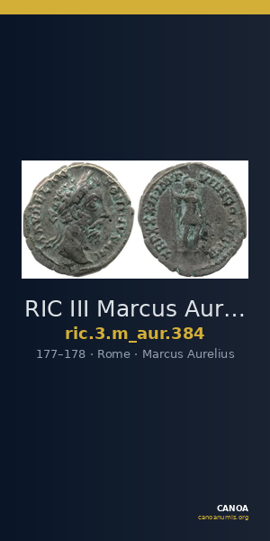 RIC III Marcus Aurelius 384 — CANOA