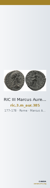 RIC III Marcus Aurelius 385 — CANOA
