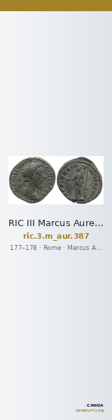 RIC III Marcus Aurelius 387 — CANOA