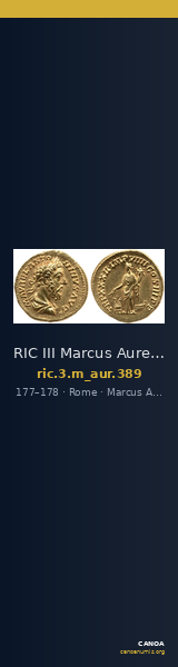 RIC III Marcus Aurelius 389 — CANOA