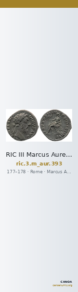 RIC III Marcus Aurelius 393 — CANOA