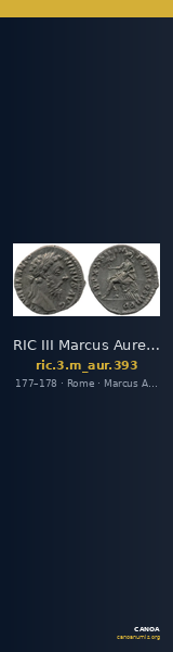 RIC III Marcus Aurelius 393 — CANOA