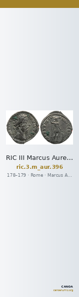RIC III Marcus Aurelius 396 — CANOA
