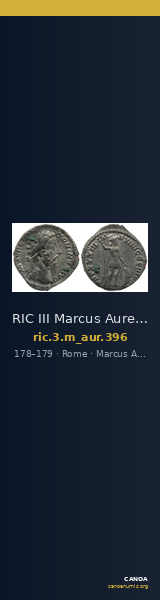RIC III Marcus Aurelius 396 — CANOA