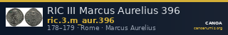 RIC III Marcus Aurelius 396 — CANOA