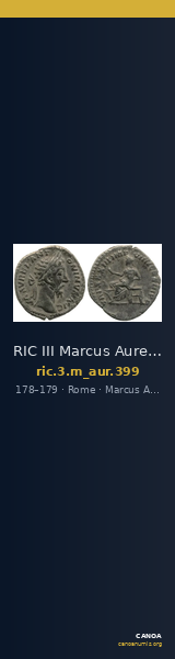 RIC III Marcus Aurelius 399 — CANOA
