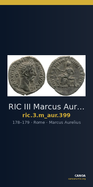 RIC III Marcus Aurelius 399 — CANOA