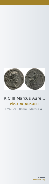 RIC III Marcus Aurelius 401 — CANOA