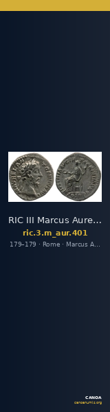 RIC III Marcus Aurelius 401 — CANOA
