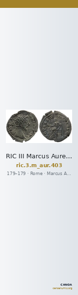 RIC III Marcus Aurelius 403 — CANOA