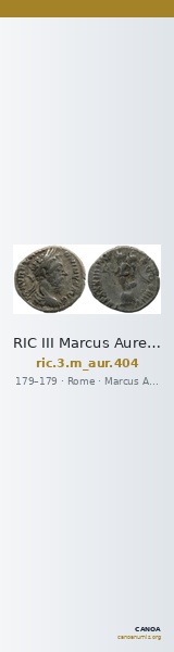 RIC III Marcus Aurelius 404 — CANOA