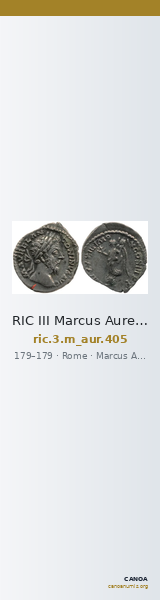 RIC III Marcus Aurelius 405 — CANOA