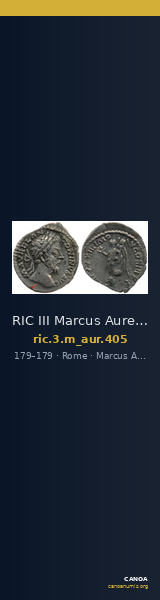 RIC III Marcus Aurelius 405 — CANOA