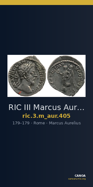 RIC III Marcus Aurelius 405 — CANOA