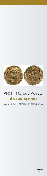 RIC III Marcus Aurelius 407 — CANOA