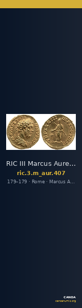 RIC III Marcus Aurelius 407 — CANOA