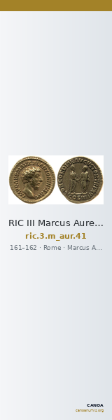 RIC III Marcus Aurelius 41 — CANOA