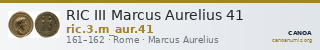 RIC III Marcus Aurelius 41 — CANOA