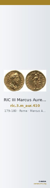 RIC III Marcus Aurelius 410 — CANOA