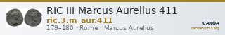 RIC III Marcus Aurelius 411 — CANOA