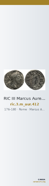 RIC III Marcus Aurelius 412 — CANOA