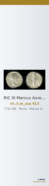 RIC III Marcus Aurelius 413 — CANOA