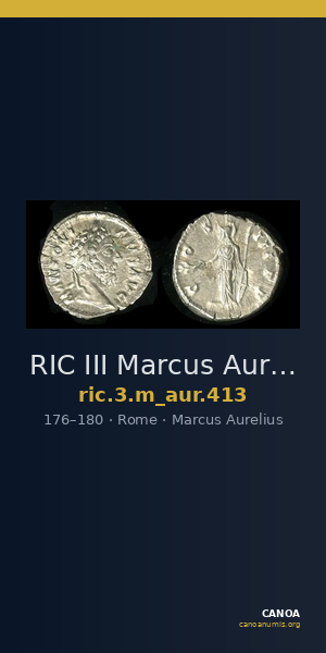 RIC III Marcus Aurelius 413 — CANOA