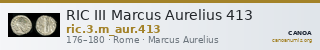 RIC III Marcus Aurelius 413 — CANOA