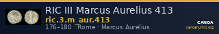 RIC III Marcus Aurelius 413 — CANOA