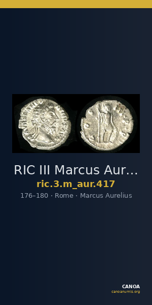 RIC III Marcus Aurelius 417 — CANOA