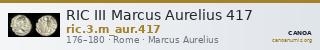 RIC III Marcus Aurelius 417 — CANOA